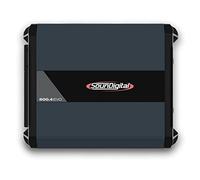 SounDigital Amplificador compacto de 4 canales 800 W RMS 4 Ohm gris 800.4 EVO4.0