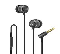 Soundmagic Auriculares intrauditivos Bluetooth con cancelación de ruido de micrófono y batería de 20 horas de duración para correr y trotar 1. Negro