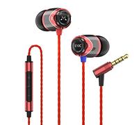 SoundMAGIC E10C Auriculares Cableados, Mic, Hi-Fi Premium, Jack 3.5mm, Rojo