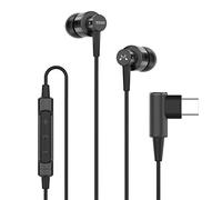 SoundMAGIC ES30D Auriculares Type-C, Mic, DAC Digital, HiFi Puro, Negro