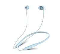 SoundMAGIC S20BT - Auriculares Bluetooth con Banda para el Cuello, inalámbricos, Sonido estéreo de Alta fidelidad, intrauditivos, con micrófono, para Deportes, Aislamiento de Ruido, Azul