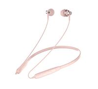 SoundMAGIC S20BT - Auriculares Bluetooth con Banda para el Cuello, inalámbricos, Sonido estéreo de Alta fidelidad, intrauditivos, con micrófono, para Deportes, Aislamiento de Ruido, Rosa