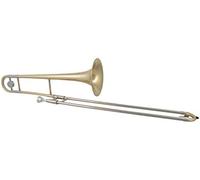 Soundman ETP-512 Trombón tenor en B - con cable exterior de níquel plateado y cable interior cromado - completo con boquilla, maletín y accesorios