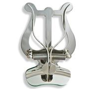 Soundman® Lira para Trompeta, Corneta, Fliscorno - Puerta Partitiones - Atril Marcha - Niquelada