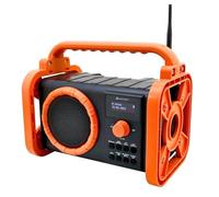 Soundmaster DAB80SG Radio para Obras con Dab+/UKW Bluetooth y batería de Iones de Litio