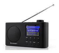 Soundmaster IR6500SW - Radio Portatil con WLAN, Radio FM - RDS, Radio Dab Plus, Recepción Bluetooth, Reproductor de Red UPnP, 150 Memorias, Ecualizador, CA/Batería Recargable, Toma de Carga USB-C