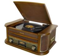 soundmaster NR565DAB Tocadiscos USB Roble