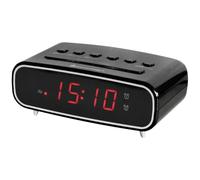 Soundmaster UR111SW - Reloj despertador FM, FM, color negro