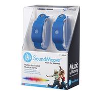 SoundMoovz - Set de 2 pulseras Muzic By Mooving para crear y componer sonidos y música, color azul (41239)