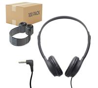 Soundnetic SN-313 100 Unidades de Prueba de Aula estéreo sobre la Cabeza Cascos Auriculares