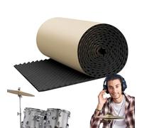 Soundproof Acoustic Panels, Self-Adhesive Fire-Resistant Sound Insulation Pads, Noise Reduction Foam Panels for Recording Studio, Home Theater, Car Interior, Music Room