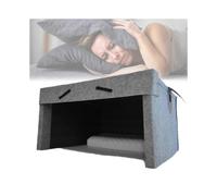Soundproof sleep pod, alternative to blackout curtains, portable privacy shelter for light sleepers