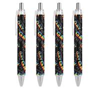 Sounds Gay I'm in - Bolígrafos personalizados con texto en inglés "I'm in" (4 unidades), color negro