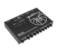 Soundstream MPQ-6BX 1/2 DIN Ecualizador de audio para automóvil de 5 bandas con reconstrucción de graves digitales - Salida RMS de 7 V, filtro subsónico, ajuste de ecualizador de ± 18 dB