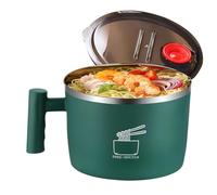 Soup Container For Lunch - 304 Stainless Steel 1000ml | Leakproof Portable Lunch Soup Bowl With Lid & Vent Valve | Travel Food Container For Camping Picnic Hiking Sports Beach Work Office Use