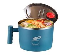 Soup Containers, Steel Dish, 6.1 Inches Portable Leakproof Bowl with Lid, Home Accessories for Camping Picnic Travel Work Office Long Drive, Holiday Events Parties Gift, Best Kitchen Tools for Family