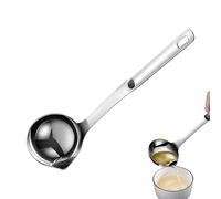 Soup Oil Separator - Non-Stick Stainless Steel Kitchen Ladle - Gravy Separator Ladle for Cooking - for Home Dormitory Hotel Restaurant Apartment Business