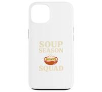Soup Season Squad Retro Funny Cozy Design Carcasa para iPhone 13