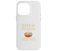 Soup Season Squad Retro Funny Cozy Design Carcasa para iPhone 14 Pro MAX