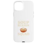 Soup Season Squad Retro Funny Cozy Design Carcasa para iPhone 15 Plus
