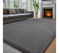 Sour Lemon Alfombra grande de 200 x 300 cm, gris, antideslizante, esponjosa, lavable, para sala de estar, dormitorio y habitación de niños