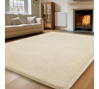 Sour Lemon Alfombra para sala de estar, grande, 120 x 170 pulgadas, color gris, lavable, antideslizante, esponjosa, color crema, alfombras extragrandes para sala de estar, habitación de los niños