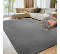 Sour Lemon Alfombra Suave para Sala de Estar, 160x230cm Alfombra Lisa de Piel de Conejo, Pelo Corto, Antideslizante, Moderna Alfombra Antideslizante para Dormitorio, decoración de habitación de Lujo.