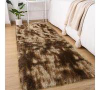 Sour Lemon Alfombras de salón 60 x 120 cm, alfombra gris para dormitorio, lavable, antideslizante, mullida, peluda