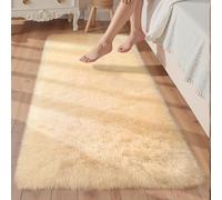 Sour Lemon Alfombras para sala de estar, 80 x 160 cm, Pasillo gris, alfombra para dormitorio, lavable, antideslizante, alfombra esponjosa, peluda