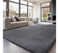 Sour Lemon Alfombras para sala de estar de 140 x 200 cm, alfombras grises para dormitorio, lavables, antideslizantes, extragrandes, suaves, esponjosas, modernas, para sala de estar