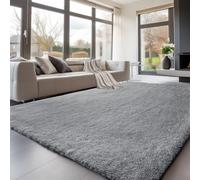 Sour Lemon Alfombras para sala de estar de 240 x 340 cm, alfombras grises para dormitorio, lavables, antideslizantes, extragrandes, suaves, esponjosas, modernas, para sala de estar