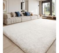 Sour Lemon Alfombras para sala de estar de 240 x 340 cm, color marfil, lavable, antideslizante, extragrande, suave, esponjosa, moderna, para sala de estar de niños