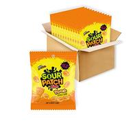 SOUR PATCH KIDS Caramelos suaves y masticables de melocotón, bolsas de 101 g, paquete de 12