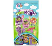 SOUR PATCH KIDS Juego de 80 paquetes de aperitivos de conejo, huevos amargos y pescado sueco