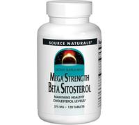 Source Naturals - Mega Strength Beta Sitosterol 375 mg, 120 tabletas vegetales
