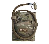 Source Tactical Kangaroo - Sistema de hidratación plegable de 1 litro con válvula Storm Push-Pull con bolsa (Multicam), nailon