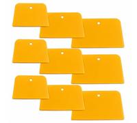SourceTon 9-Piece Body Filler Spreader Set - 4", 5", 6" Plastic Automotive Spreaders for Bondo, Putty, Glaze & Caulk - Reusable, Flexible & Durable PE Tools for Auto Body Repair & Paint Work