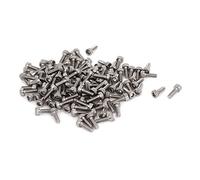 sourcing map 0,35 mm de paso M 1,6 x 5 mm acero inoxidable casquillos tornillos 100 piezas