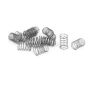 sourcing map 0.5mmx10mmx15mm 304 Inoxidable Acero Compresión Resortes 20Uds
