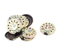 sourcing map 0.5W 20mm Diámetro 8 Ohm Interno Mini Imán Altavoz Altoparlante 10Pcs