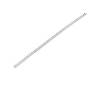 sourcing map 0,8mm x 7mm x 305mm 304 Inoxidable Acero Compresión Resorte Plateado Tono