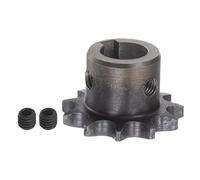 sourcing map 06B Rodillo Cadena Piñón 11T Paso 3/8" 14mm Diámetro A3 Carbono Acero Motor Accionamiento Engranaje