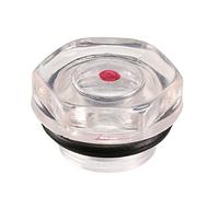 sourcing map 1/2 PT Rosca Transparente Plástico Aire Compresor Accesorios Aceite Visor Vidrio