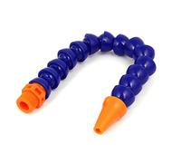 sourcing map 1 / 2Bsp Rosca Macho Boquilla Redonda De Plástico Flexible Del Aceite Del Agua Del Refrigerante Tubo Manguera