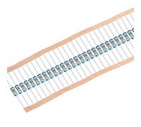 sourcing map 1/4 Watt Resistencia de 3.3K ohm Resistencias de película metálica de 0,25W 300 pcs