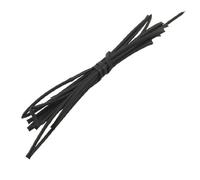 sourcing map 1.5 mm de diámetro 2 metros de poliolefina negra que encoge los tubos de tubería retráctiles