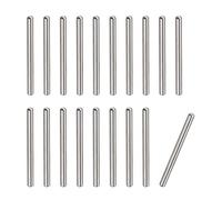 sourcing map 1.5x18mm Espiga Pasadores, 20uds 304 Inoxidable Acero Redonda Cabeza Plana Chaflanado Extremo Espiga Pasador Madera Litera Cama Estante Picas Soporte Estantes Sujeción Elementos