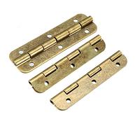 sourcing map 1.97"Reemplazo Retro De La Bisagra De Las Bisagras De Bronce Antiguo Con Los Tornillos 10Pcs