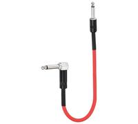sourcing map 1 cable de conexión para guitarra, cable de placa de pedal de 22 pulgadas, cable de metal recto de 1/4 pulgadas, cable de efecto de parche de guitarra en ángulo recto para consola de