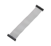 sourcing map 1 cable plano de conector IDC, 26 pines de 2 mm de paso de 15 cm de longitud FC a FC de doble conector hembra, cable plano para electrónica industrial, color gris